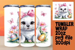 High-Quality Tumbler PNG , Cute Easter Product Image 1