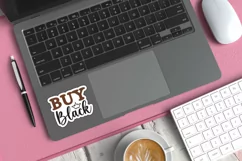 Printable Black Business Women Sticker | Buy Black Product Image 3