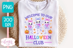 Cute Halloween PNG for sublimation | Cute skeletons design Product Image 4