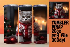 Kitty&#039;s Christmas Sublimation Art Product Image 1
