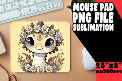 CHEERFUL desk mat Fun Sublimation, Dragon Product Image 1
