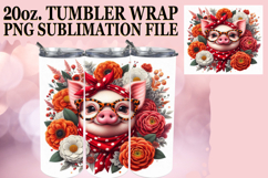 Dreamy vibes 20oz tumbler wrap, Cute Animals Product Image 1