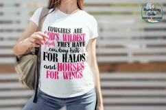 Cowgirls are God's Angels Pink Sublimation Png Product Image 2