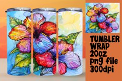 Bright Floral Designs for 20oz Tumbler Wraps Product Image 1