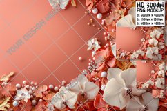 Pearl-Studded Blossom Delight: Elegant Portrait Product Image 1