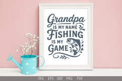 Funny Grandpa Fishing Quote Design for T-Shirts and Gifts Product Image 5