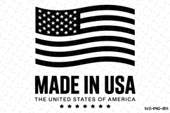 Made in USA Svg | 4th of July Svg | Svg Cut File Product Image 1