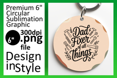Dynamic Round Design for Coasters , Father's Day Product Image 1