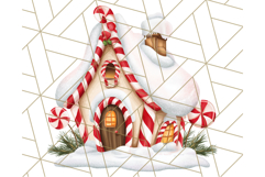 Peppermint Candy Cane Clipart PNG, Christmas Sweet Street Product Image 3