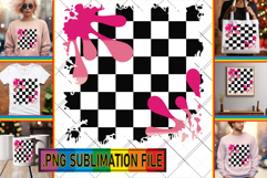 Unique TOTE BAG Art PNG, Funky Pattern Product Image 1