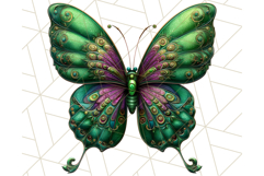 Metallic Butterfly Clipart PNG Clipart, Vibrant Butterfly Product Image 3