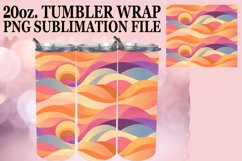 Radiant Petal Parade Tumbler Wrap, Colorful Joy Product Image 1