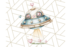 Kawaii Space Vehicles Clipart PNG, Cute Sci-Fi Tech Clip Art Product Image 3