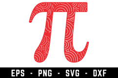 Pi Svg Design|Pi Mathematics SVG Cut files | Cricut Product Image 1