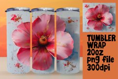 Blossom Magic: Sublimated Tumbler Design Product Image 1