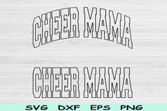 Cheer Mama Svg Cut File, Cheer Mama Png, Cheer Mom Svg Files Product Image 1