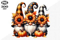 Halloween Gnomes Sublimation - Clipart PNG Design Product Image 1