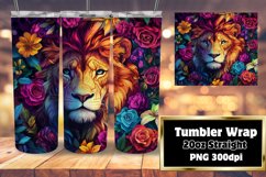 Custom 20oz Tumbler Wrap Download , Leo Product Image 1