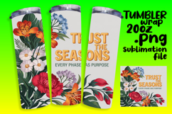 GLAMOROUS 20oz Tumbler Design for Personal Use , Flower Quot Product Image 1