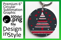 Artful Round Design Coaster PNG , Holiday Product Image 1