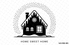 Home Sweet Home Svg | Christmas Svg | Svg Cut Files Product Image 1