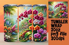 20oz Sublimation Template for Creatives , Flower Product Image 1