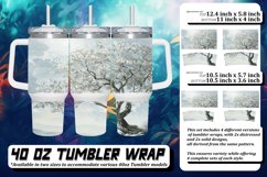 Playful Watercolor Tree Tumbler Design - 40oz Product Image 1
