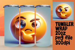 Chic 20oz Tumbler Design for Gifts , 3D Emoji Product Image 1