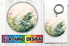 Radiant Petal PNG: Sublimated Spring Elegance Keychain Product Image 1