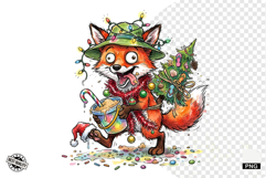 Whimsical Christmas In July Animals Clipart Product Image 1