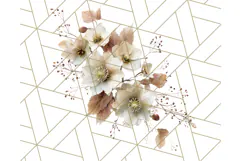 Whimsy Winter Florals Clipart PNG, Christmas Png Clipart Product Image 3
