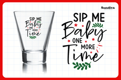50 Funny Christmas Shot Glass Quote SVG Bundle Product Image 18