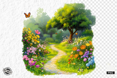 Summer Path Clipart Product Image 1
