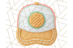 Baseball Cap Cookie Clipart PNG, Fun Hats in Cute Styles Png Product Image 3