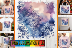 Sweet PNG Art for TSHIRTS, Watercolor Pattern Product Image 1