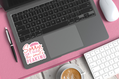 Printable Spicy Book Lover Sticker | Sorry Can&#039;t Talk Product Image 3