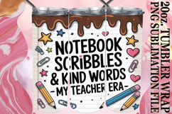 Blissful travels 20oz tumbler wrap, Teacher Product Image 1