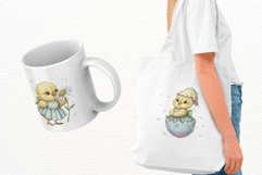 Whimsical Easter Chick Clipart Product Image 5