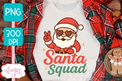 Cute Christmas Penguin PNG, Santa Squad PNG sublimation Product Image 3