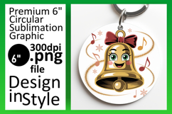 Lovely Round Design Car Coaster , Cute Christmas Product Image 1