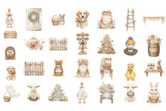 Terracotta Easter Clipart Product Image 8