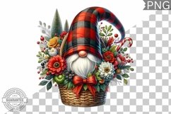 Christmas Gnome Sublimation - Clipart PNG Design Product Image 1