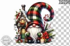 Christmas Gnome Sublimation - Clipart PNG Design Product Image 1