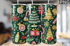 Christmas Tree Tumbler Wrap -High Quality 300 Dpi Product Image 1