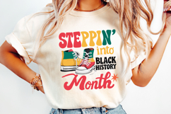 Steppin&#039; into Black History Month SVG | Svg Cut File Product Image 4