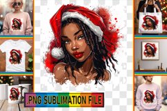 Sweet TSHIRT Art Ideas PNG, Xmas Girl Product Image 1