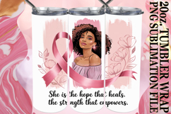 Blissful whispers 20oz tumbler wrap, Cancer Product Image 1