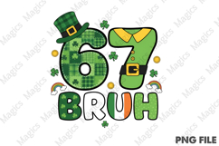 67 Bruh St Patrick's Day PNG Product Image 1