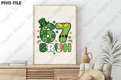 67 Bruh St Patrick's Day PNG Product Image 3