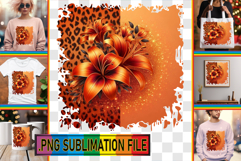 Cheerful TOTE BAG Art Ideas PNG, Leopard Prints Product Image 1